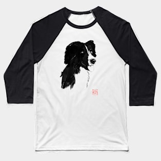 chien noir Baseball T-Shirt